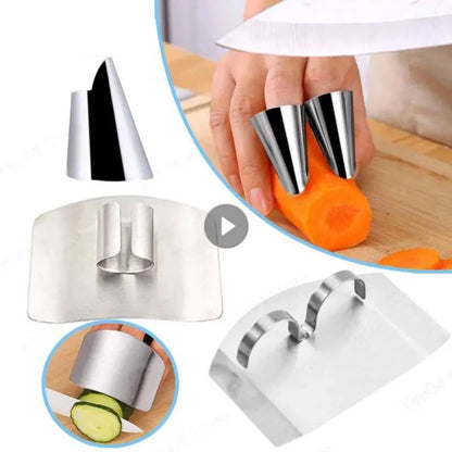 Safe Vegetable Cutting Finger Protector