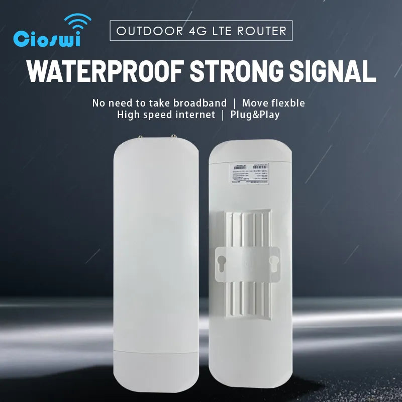 300Mbps Waterproof Outdoor 4G WiFi Router