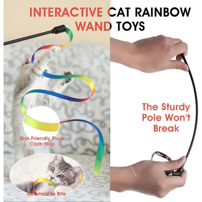 Cat Wand Toy Set