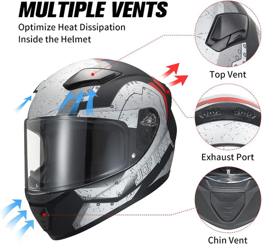 Full Face Motorcycle Helmet