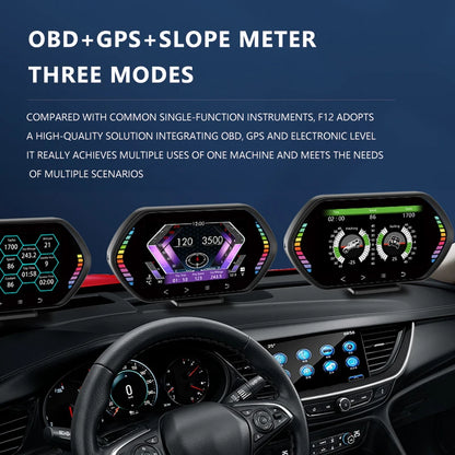 F12 HUD Head-up Display On-board Car Speedometer