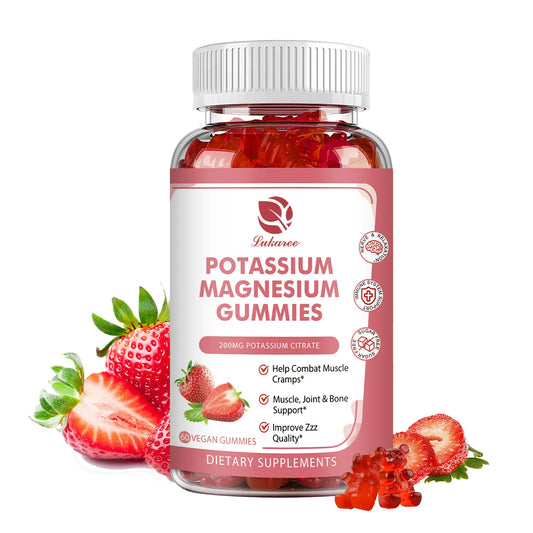 200mg Potassium Magnesium Gummies Magnesium Potassium Supplements for Sleep