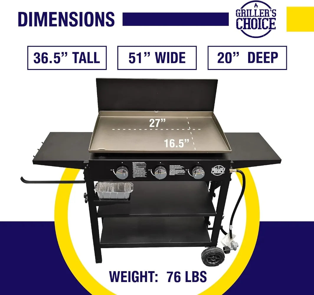 Griller's Choice Outdoor Griddle Grill