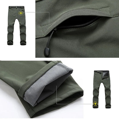 Men Waterproof Fleece Pants