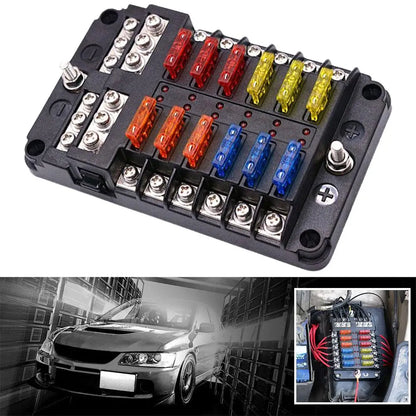 12V 36V Car Boat Fuse Box