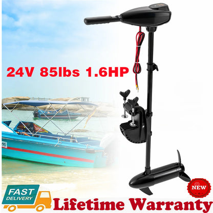 24V 85lbs 1.6HP 1152W Electric Trolling Motor