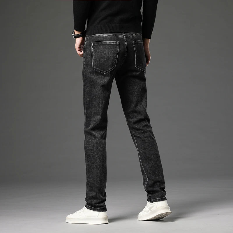 Men's Cotton Stretch Slim Jeans