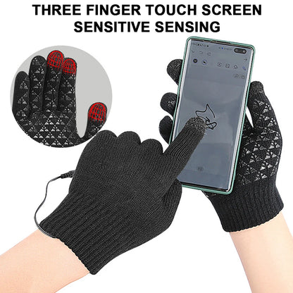 Heated USB Winter Gloves