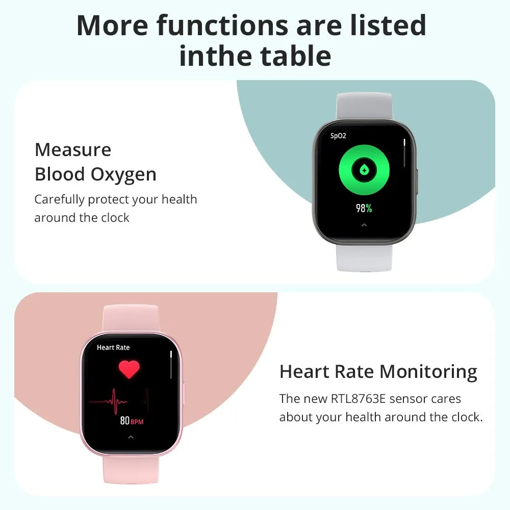 P68 AMOLED Screen Smartwatch