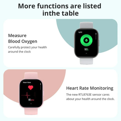P68 AMOLED Screen Smartwatch