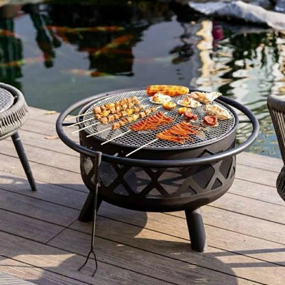 Outdoor Wood Burning Fire Pits