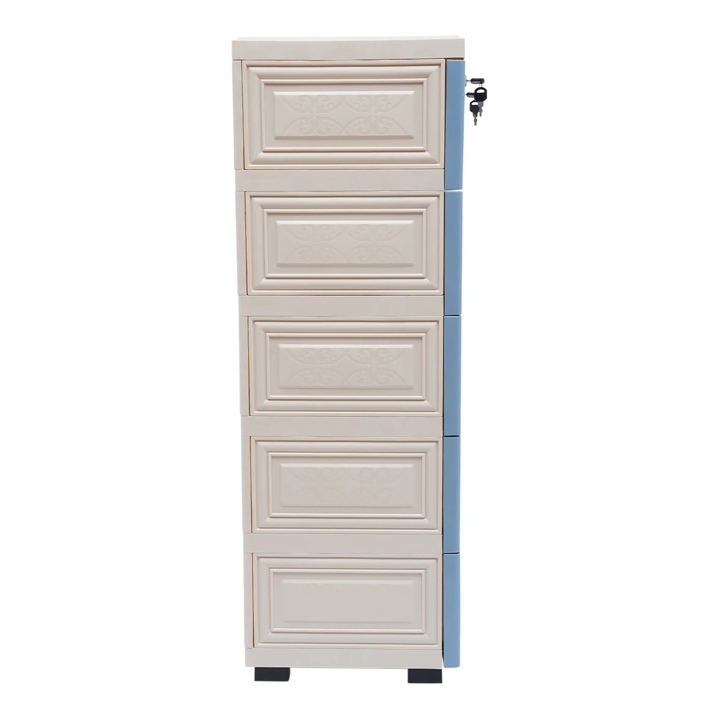 6-Drawer Plastic Dresser Tower