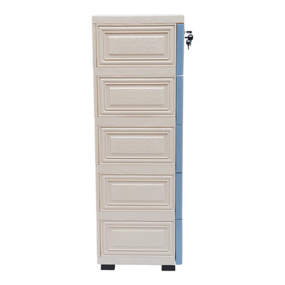 6-Drawer Plastic Dresser Tower