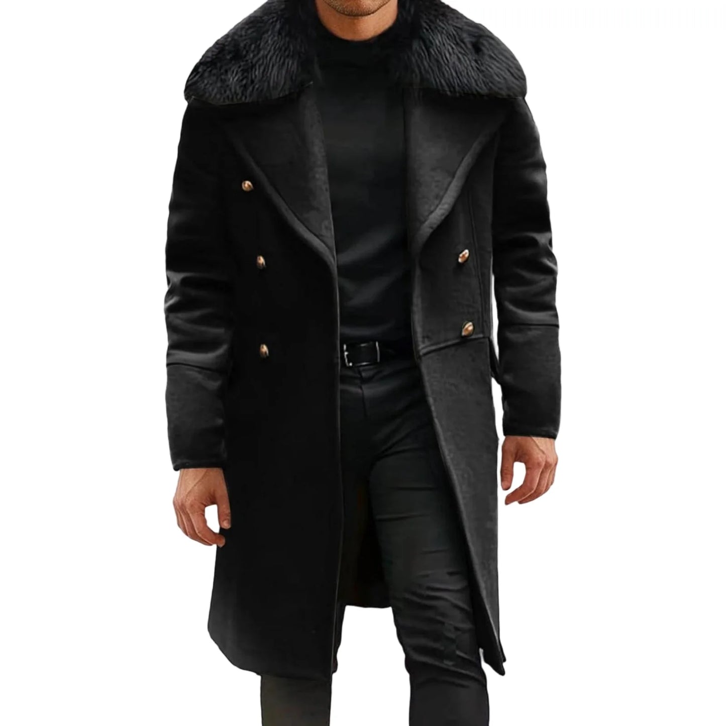 Men s Classic Double Breasted Trench Coat