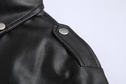 Men Fashion Motorcycle Leather Jacket