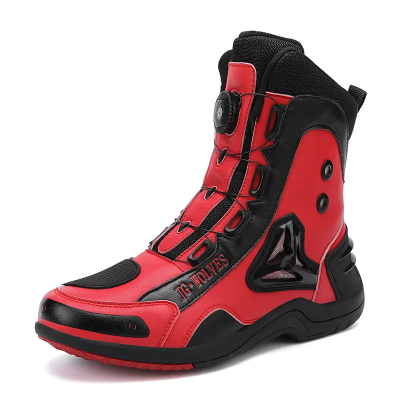 Professional Men Motorcycle Boots